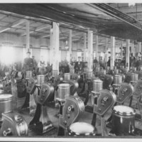 Vermont Farm Machine Company. Artist&#039;s Sketch of Plant: Finished Separators.