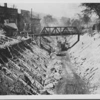 Bridge: South Canal R.R. Bridge Over Dry Canal. 1928.